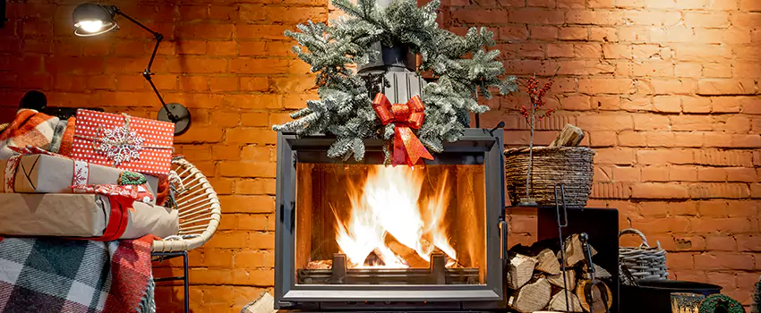 Travis Industries Linear Gas Fireplace Installation in Harvey, Illinois