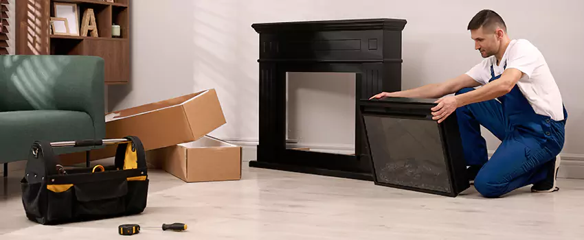 Old Rusted Metal Fireplace Repair And Replacement in Harvey, IL