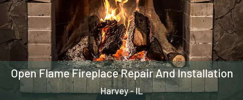  Open Flame Fireplace Repair And Installation Harvey - IL